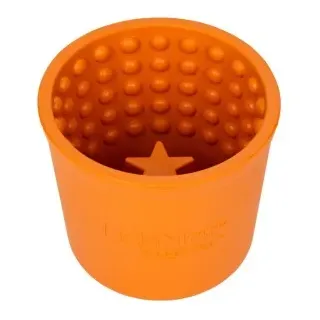 Lickimat Yoggie Pot orange