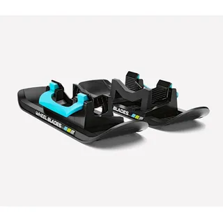 Wheelblades XL Kinderwagenski Paar schwarz/blau