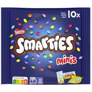 Nestlé Nestle Smarties Mini Schokolinsen mit Zuckerüberzug Packung 144g