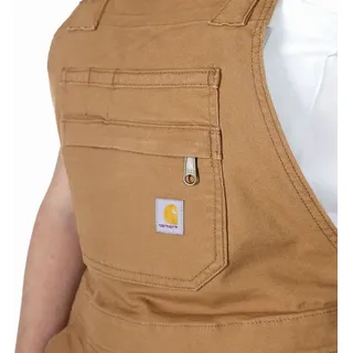 CARHARTT Rugged Flex Canvas, Latzshorts Damen - Hellbraun - L