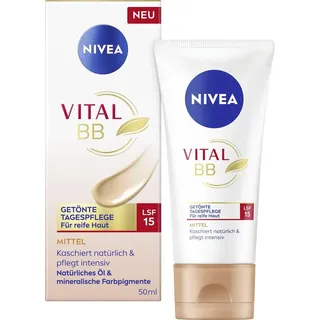 NIVEA Vital BB Getönte Tagespflege LSF15 Sonnenschutz Glättend