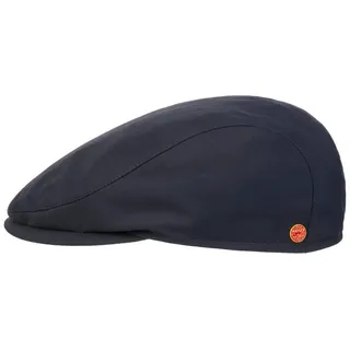 Mayser Flat Cap (1-St) Flatcap mit Schirm, Made in the EU blau 58 cm