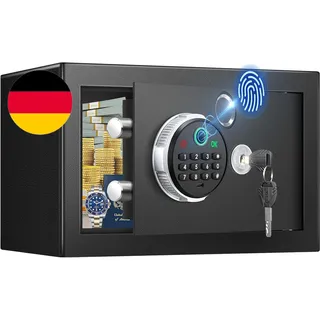 Biometrischer Tresor 18L Mit Fingerabdruck – Digitaler Safe Für Zuhause, Diebsta