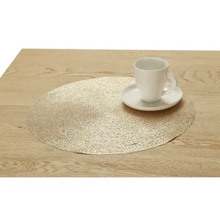 Platzset   , gold , Kunststoff Ø: 38