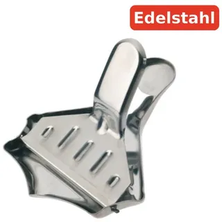 Thiru Zitruspresse Zitronenpresse - Edelstahl - frischer Zitrussaft direkt aus der Frucht silberfarben