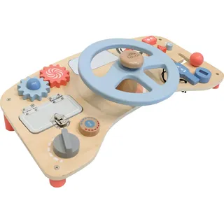 Vedes Großhandel GmbH - Ware SpielMaus Holz Activity Holz-Lenkrad 23x45x13 cm
