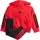 ESSENTIALS Baby-Jogginganzug JN6512 pure ruby/black 80
