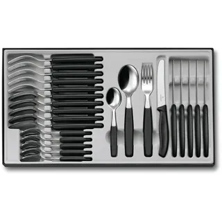 Victorinox Tafelbesteck 24-tlg. schwarz (6.7833.24)
