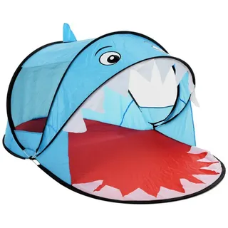 Mojawo Kinder Pop-Up Strandmuschel Strandzelt Sichtschutz Zelt Blau UV 50+ - Blau