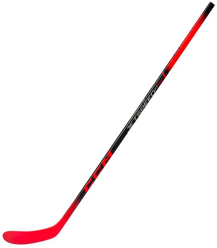 Komposit-Eishockeyschläger CCM JetSpeed FT670 Junior 28 Rechte Hand unten, Flex 50 - Schwarz,Rot