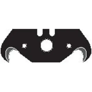 ede - gesutra Hakenklinge Black 48,2x18,7x0,65mm Pack a 10 Stück