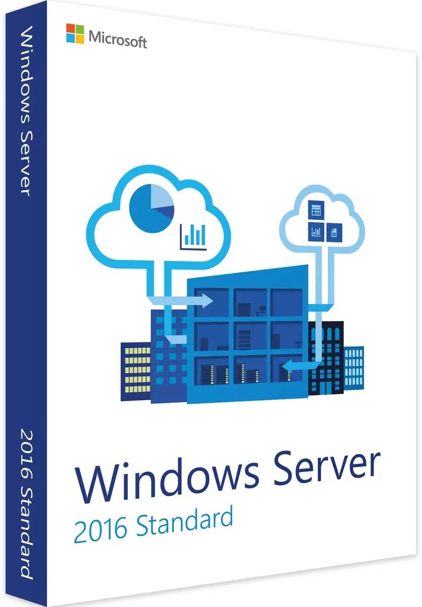 Windows Server 2016 Standard 16 Core 32/64 Bit