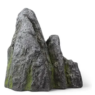 Arnusa Gartenfigur Kunstfelsen Gartenfelsen Findling Beet Dekoration Garten Stein, Polyresin Teichdekoration beige|grau