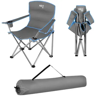 NILS CAMP Campingstuhl Nils Camp NC3079 grau|blau No Size