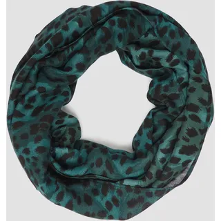 s.Oliver Snood mit Leo-Print - Einheitsgröße