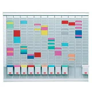 NOBO Stecktafel 80,0 x 66,0 cm 12 Spalten