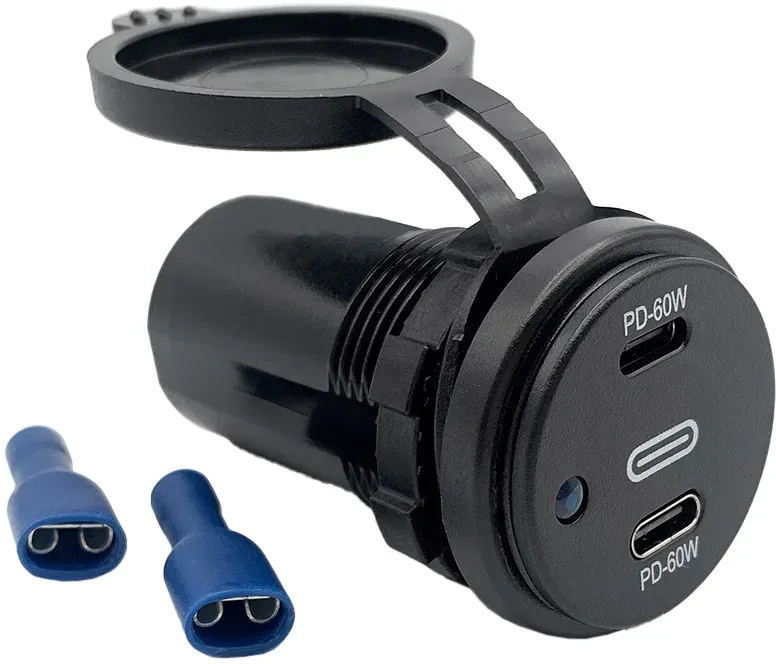 Offgridtec USB Doppelsteckdose 5-20V - 60W