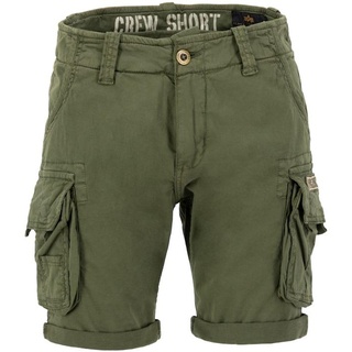 Alpha Industries Crew Kurze Hose Dark Olive 34