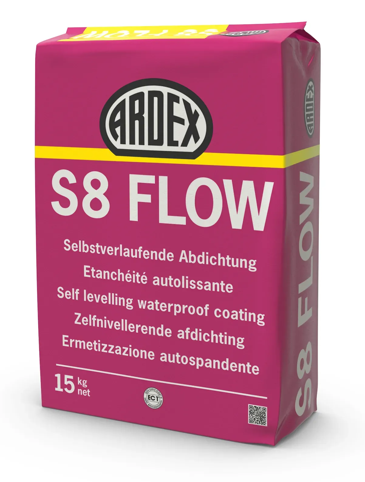 Ardex S8 Flow Abdicht. Selbstverlaufend grau, á 15 kg