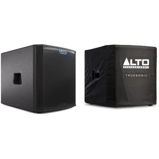 ALTO Professional TS15S und TS15S Cover - 2500W 15-Zoll Subwoofer, aktiver PA-Lautsprecher mit 6 DSP-Modi, einfacher Aufbau, 132 dB, 3" Schwingspule, druckvoller Bass