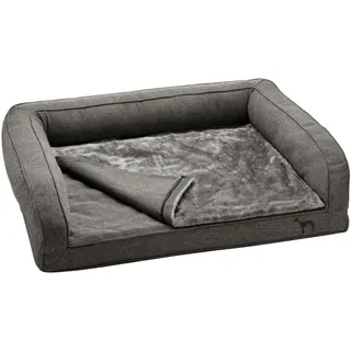 Hunter Livingston Orthopädisches Hundesofa, Memory-Foam, Schaumstoff, 80 x 60 cm, anthrazit