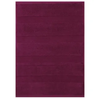 Betz Badvorleger Badematte Badteppich Duschvorleger Frottee Deluxe Größe 50x70 cm Qualität 680 g/m2 100% Baumwolle Farbe Pflaume