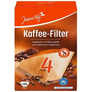 Jeden Tag Kaffeefilter Gr. 4 100 St.