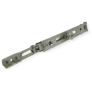 Roto Fensterbeschlag Roto Getriebeanschluss Kippflügel 1V 382716 (1 St), Wendbar, DIN links und rechts verwendbar silberfarben