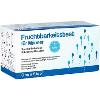 One+Step Fruchtbarkeitstest Sperma Test für Männer - Spermientest zu Hause 1 St