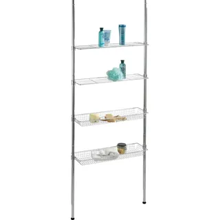 Wenko Teleskopregal Ellera silber 71,0 x 20,0 x 65,0 - 285,0 cm