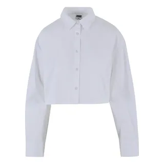 URBAN CLASSICS Cropped Oversize Bluse White L