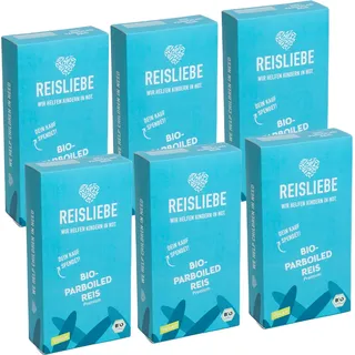 Bio Parboiled Reis 3 kg 6 x 500g Vorrats Set von REISLIEBE