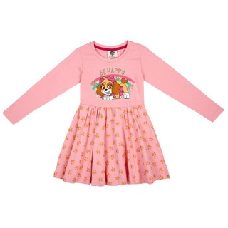 PAW PATROL Midikleid Paw Patrol Kleid langarm rosa 110