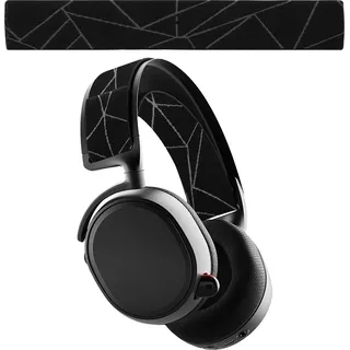 kwmobile Ersatz Bügelpolster kompatibel mit SteelSeries Arctis 7 / Arctis 9 / Arctis 9X / Arctis PRO Kopfbügel - Kopfbügelpolster aus Nylon - Kopfhörer Ersatz Bügel mit Polster - Schwarz