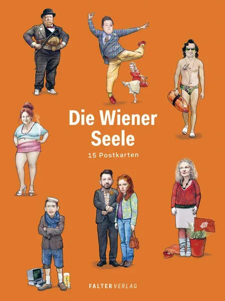 Die Wiener Seele - Postkartenbuch / Falter Verlag / Bei Hugendubel