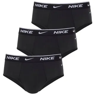 Nike Underwear Hipster BRIEF 3PK (Packung, 3-St., 3er) mit Logo-Elastikbund schwarz M (48)