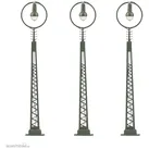 Faller N 272125 - LED-Gittermast-Ringleuchte, 3 Stück