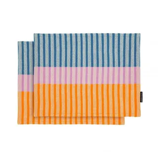 REMEMBER Tischset "Romy" - 2er-Set - 100 % Baumwolle, waschbar bis 30 °C