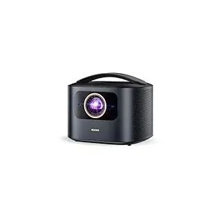 NexiGo TriVision Ultra, 4K Tri-LED-Laser tragbarer Projektor, 2600 Lumen, kein Laserspeckle, Keine Augenbelastung, Dolby Vision, HDR10+, Heimkino/Outdoor mit 3D, 30W DTS Virtual:X, Fire TV-Stick-Fach