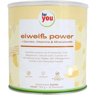 Strunz For You Eiweiß Power Vanille Pulver 750 g