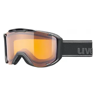 uvex Snowstrike Skibrille (2029 black mat, lasergold lite/clear)