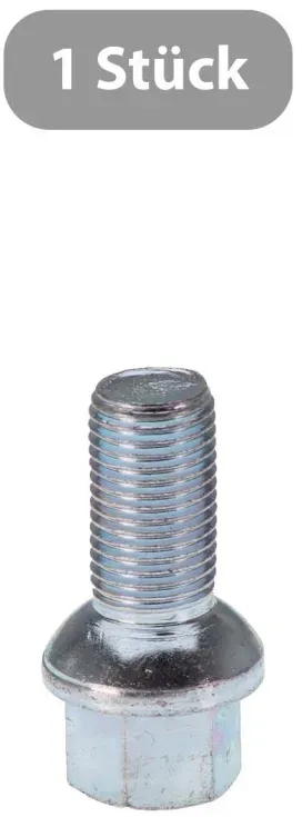 Radschraube Radbolzen M14 x 1,5 Kugelbund 17 Länge 28 mm 1 Schraube