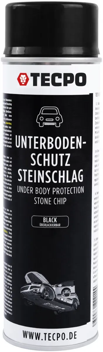TECPO Unterbodenschutz überlackierbar schwarz, 500 ml