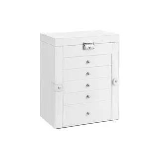 Songmics Schmuckschatulle mit 6 Ebenen