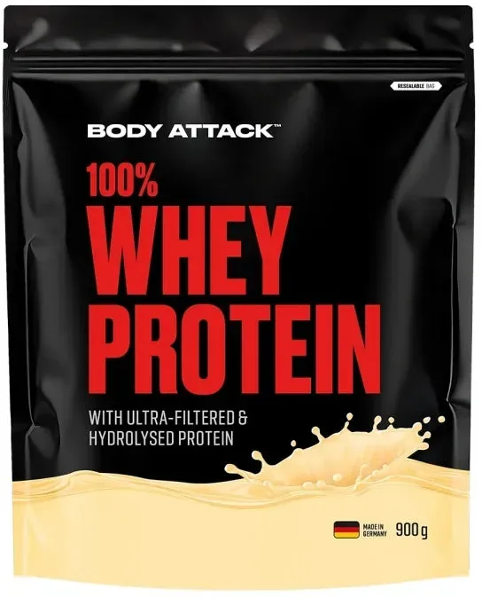 Body Attack - 100% Whey Protein - 900gVanilla Ice