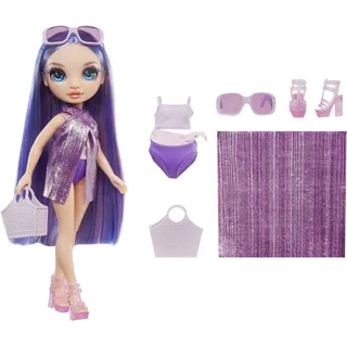 MGA Entertainment Rainbow High Swim & Style Fashion Doll- Violet (Purple)