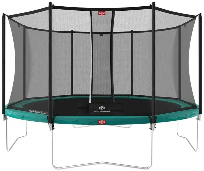 BERG Trampolin Favorit Regular 430 Green inkl. Sicherheitsnetz Comfort