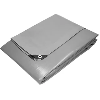 ECD Germany Abdeckplane 300 x 500 cm Grau
