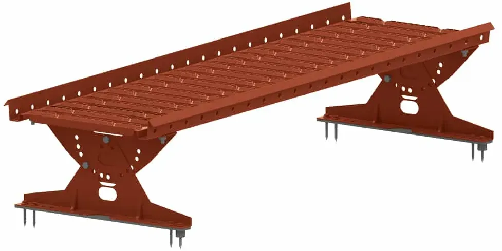 Laufsteg | Länge 1,21 m | Ziegelrot