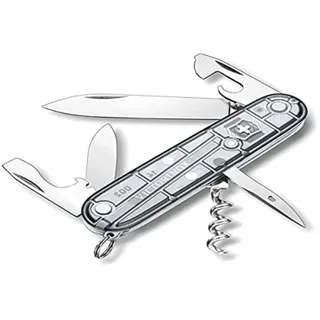 Victorinox Schweizer Taschenmesser, Spartan, Multitool, Swiss Army Knife mit 12 Funktionen, Klinge, Korkenzieher, Dosenöffner
